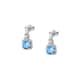 Boucles d'oreilles MORELLATO en Argent 925/1000 Blanc et Oxyde Bleu - vue 1 - CLEOR