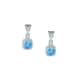 Boucles d'oreilles MORELLATO en Argent 925/1000 Blanc et Oxyde Bleu - vue 2 - CLEOR