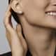 Boucles d'oreilles CLEOR en Argent 925/1000 et Perle de culture Blanche - vue - CLEOR