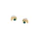 Boucles d'oreilles CLEOR en Or 375/1000 et Saphir - vue - CLEOR