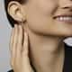 Boucles d'oreilles CLEOR en Or 375/1000 Jaune et Oxyde - vue - CLEOR