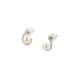 Boucles d'oreilles CLEOR en Or 375/1000 Jaune et Perle de culture Blanche - vue 1 - CLEOR