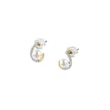 Collier Et Boucles D'oreilles Paparazzi Ballroom Belle - Set Perles Argentées Et Blanches, Neuf Avec étiquettes