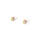 Boucles d'oreilles CLEOR en Or 375/1000 Jaune et Laque Multicolore - vue 1 - CLEOR