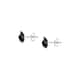 Boucles d'oreilles CLEOR en Argent 925/1000 et Onyx - vue - CLEOR