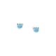 Boucles d'oreilles CLEOR en Argent 925/1000 et Oxyde Bleu - vue - CLEOR