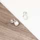 Boucles d'oreilles CLEOR en Argent 925/1000 et Perle Synthétique Blanche - vue 6 - CLEOR