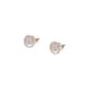 Boucles d'oreilles ARBELO en Argent 925/1000 Rose et Oxyde - vue 1 - CLEOR