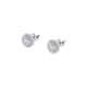 Boucles d'oreilles SQUARE en Argent 925/1000 et Oxyde - vue 1 - CLEOR