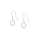 Boucles d'oreilles PERLE DE NUIT en Argent 925/1000 et Perle de culture Blanche - vue 1 - CLEOR
