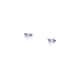 Boucles d'oreilles CLEOR en Argent 925/1000 et Laque Violette - vue - CLEOR