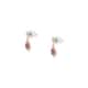 Boucles d'oreilles CLEOR en Or 375/1000 Jaune et Rubis - vue 1 - CLEOR