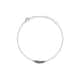 Bracelet CLEOR en Argent 925/1000 et Oxyde Noir - vue 1 - CLEOR
