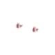 Boucles d'oreilles CLEOR en Argent 925/1000 Rose et Oxyde et Verre - vue 1 - CLEOR