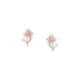 Boucles d'oreilles CLEOR en Or 375/1000 Rose - vue - CLEOR