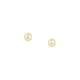 Boucles d'oreilles CLEOR en Or 375/1000 Jaune et Perle de culture Blanche - vue - CLEOR