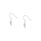 Boucles d'oreilles CLEOR en Argent 925/1000 et Cristal Blanc - vue - CLEOR