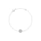 Bracelet CLEOR en Argent 925/1000 Blanc et Cristal - vue 1 - CLEOR