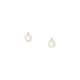 Boucles d'oreilles CLEOR en Or 375/1000 Jaune et Nacre Blanc - vue - CLEOR
