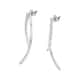 Boucles d'oreilles CLEOR en Argent 925/1000 Blanc et Oxyde - vue 1 - CLEOR