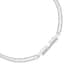 Bracelet SQUARE en Argent 925/1000 Blanc et Oxyde - vue - CLEOR