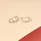 Boucles d'oreilles ROSELINE en Argent 925/1000 Bicolore et Oxyde - vue 6 - CLEOR