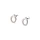 Boucles d'oreilles ROSELINE en Argent 925/1000 Bicolore et Oxyde - vue 1 - CLEOR