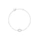 Bracelet CLEOR en Argent 925/1000 Blanc et Cristal - vue 1 - CLEOR
