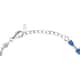 Bracelet CLEOR en Argent 925/1000 Blanc et Oxyde Bleu - vue - CLEOR