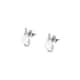 Boucles d'oreilles PERLE DE NUIT en Argent 925/1000 Blanc et Perle - vue 1 - CLEOR