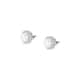 Boucles d'oreilles PERLE DE NUIT en Argent 925/1000 Blanc et Perle Synthétique - vue 1 - CLEOR