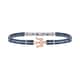 Bracelet MASERATI en Acier Bicolore et Céramique Bleue - vue 1 - CLEOR