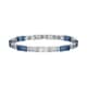 Bracelet MASERATI en Acier Blanc et Céramique Bleue - vue 1 - CLEOR