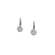 Boucles d'oreilles CLEOR en Or 375/1000 Blanc et Oxyde Blanc - vue 2 - CLEOR
