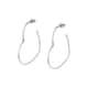 Boucles d'oreilles CLEOR en Or 375/1000 Blanc - vue 1 - CLEOR