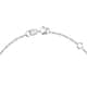 Bracelet CLEOR en Or 375/1000 Blanc et Cristal Blanc - vue 3 - CLEOR