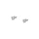 Boucles d'oreilles CLEOR en Argent 925/1000 Blanc et Oxyde Blanc - vue 1 - CLEOR