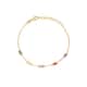 Bracelet CLEOR en Argent 925/1000 Jaune et Oxyde Multicolore