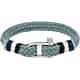 Bracelet LES HAUBANS en Acier et Corde en Coton Gris