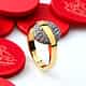 BAGUE TRUSSARDI T-ROUND - TJAYF19012