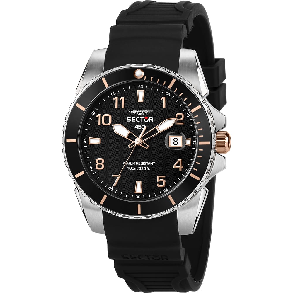 Montre Femme Sector 450 - Cadran Gris, Boîtier Argent, Cristal Saphir, étanche 200m, Fabriquée En Suisse, Neuf Avec étiquettes